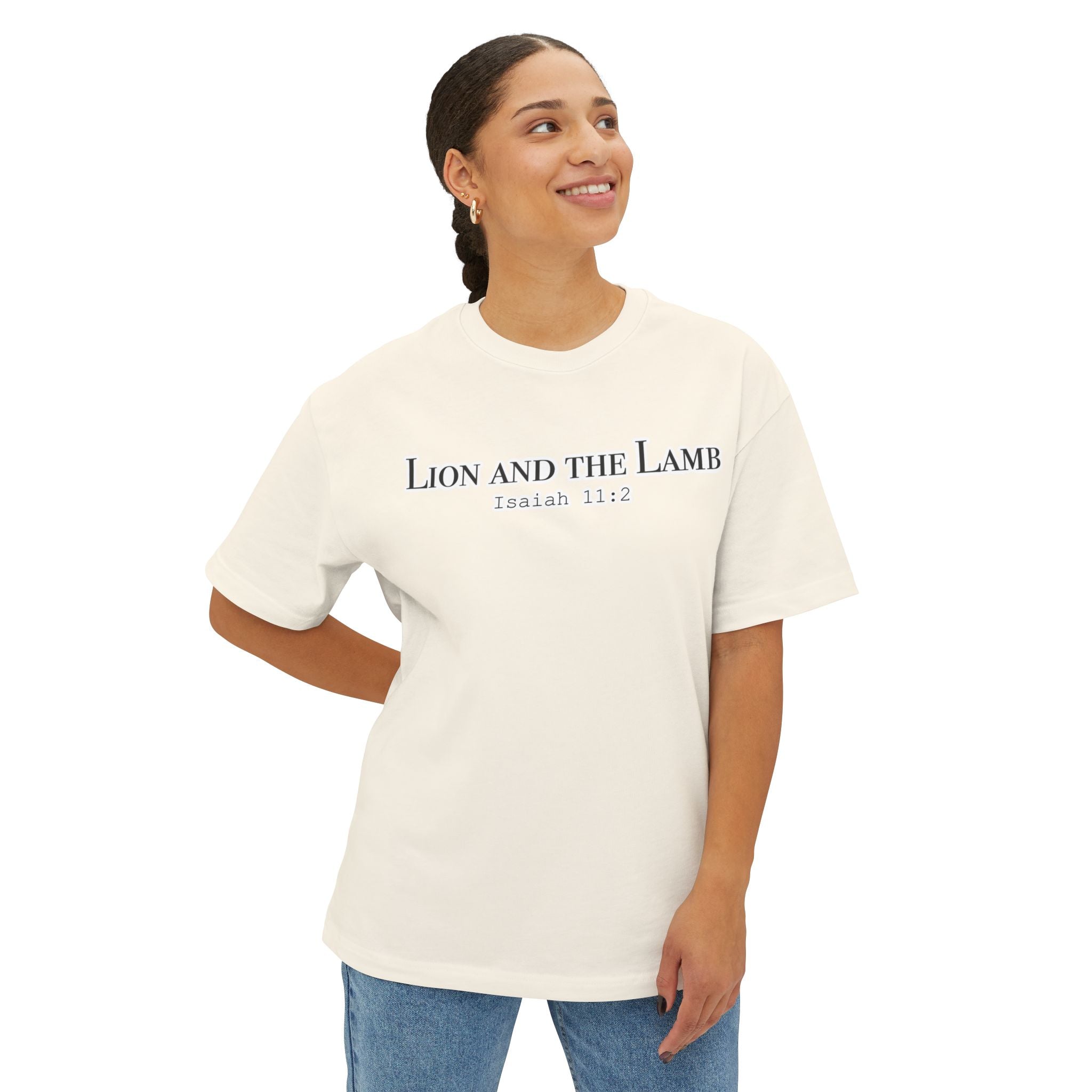 Lion and the Lamb T-Shirt | Isaiah 11:2 Christian Tee