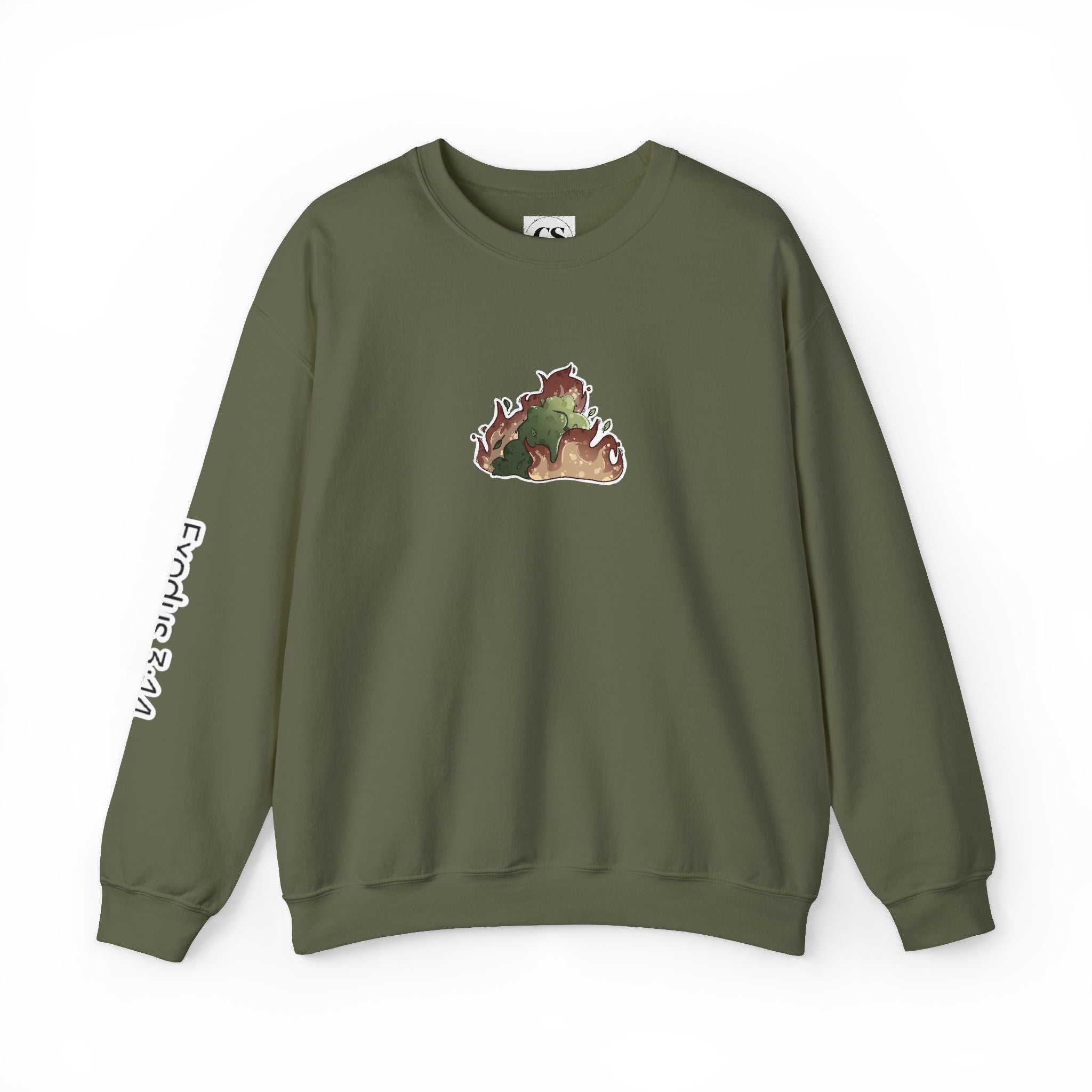 Burning Bush | Exodus 3:14 Christian Crewneck Sweatshirt