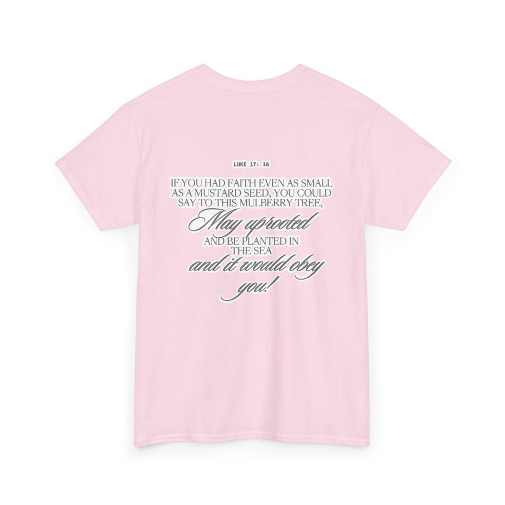 Faith Trust Believe | Luke 17:16 Christian Tee