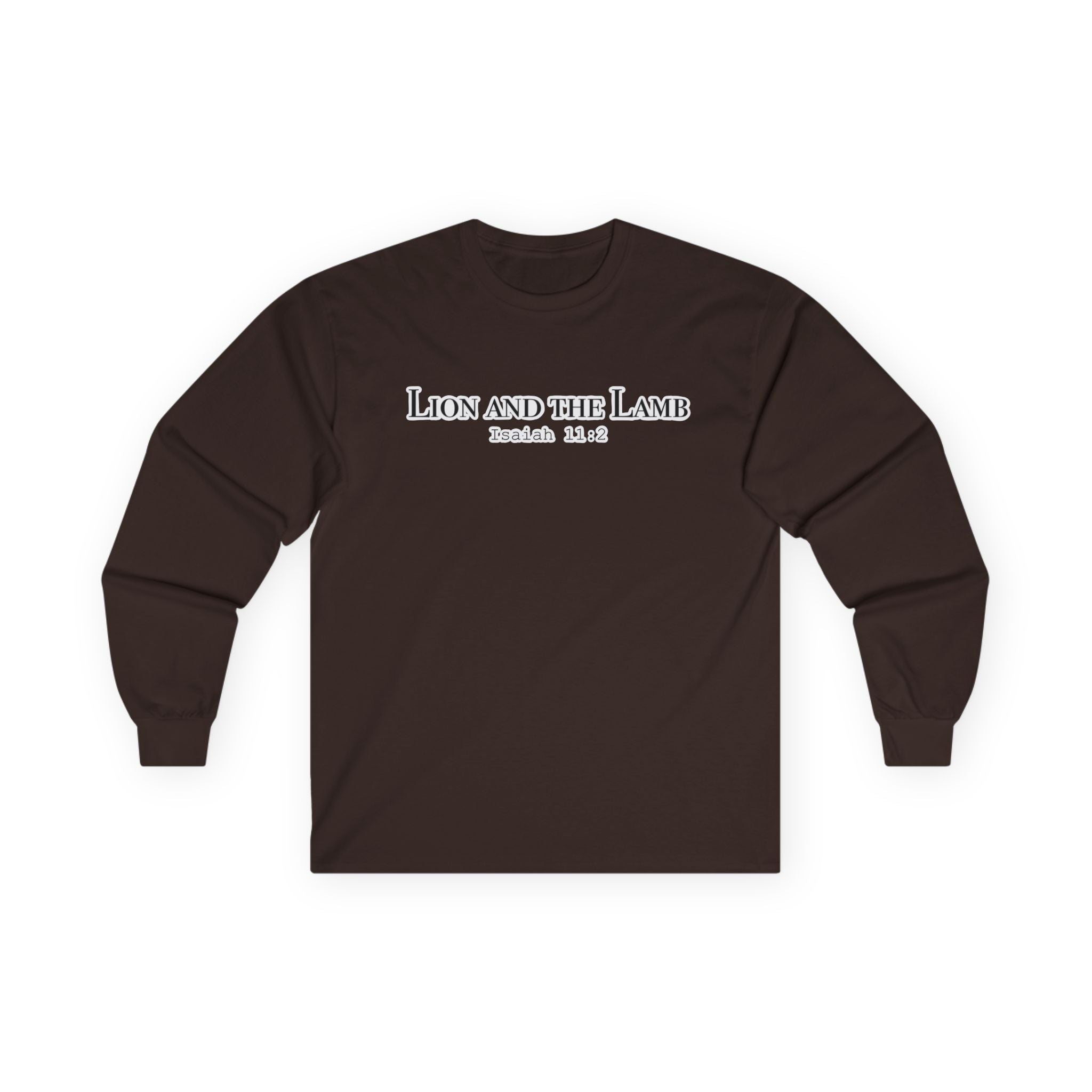 Lion and the lamb | Isaiah 11:2 Christian Long Sleeve Tee