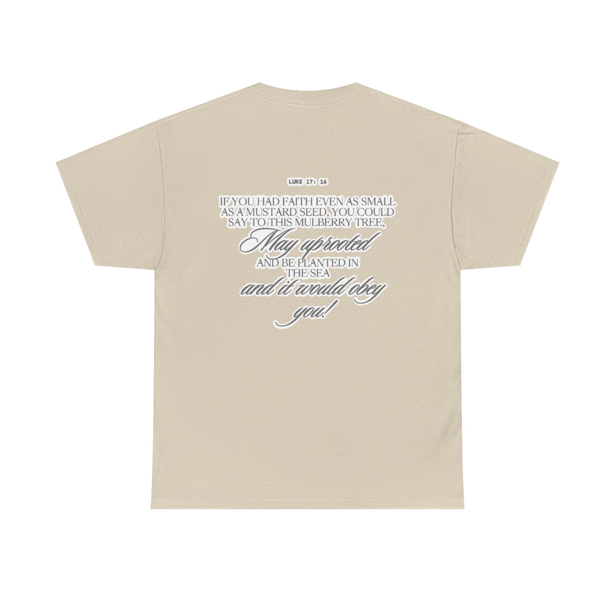 Faith Trust Believe | Luke 17:16 Christian Tee