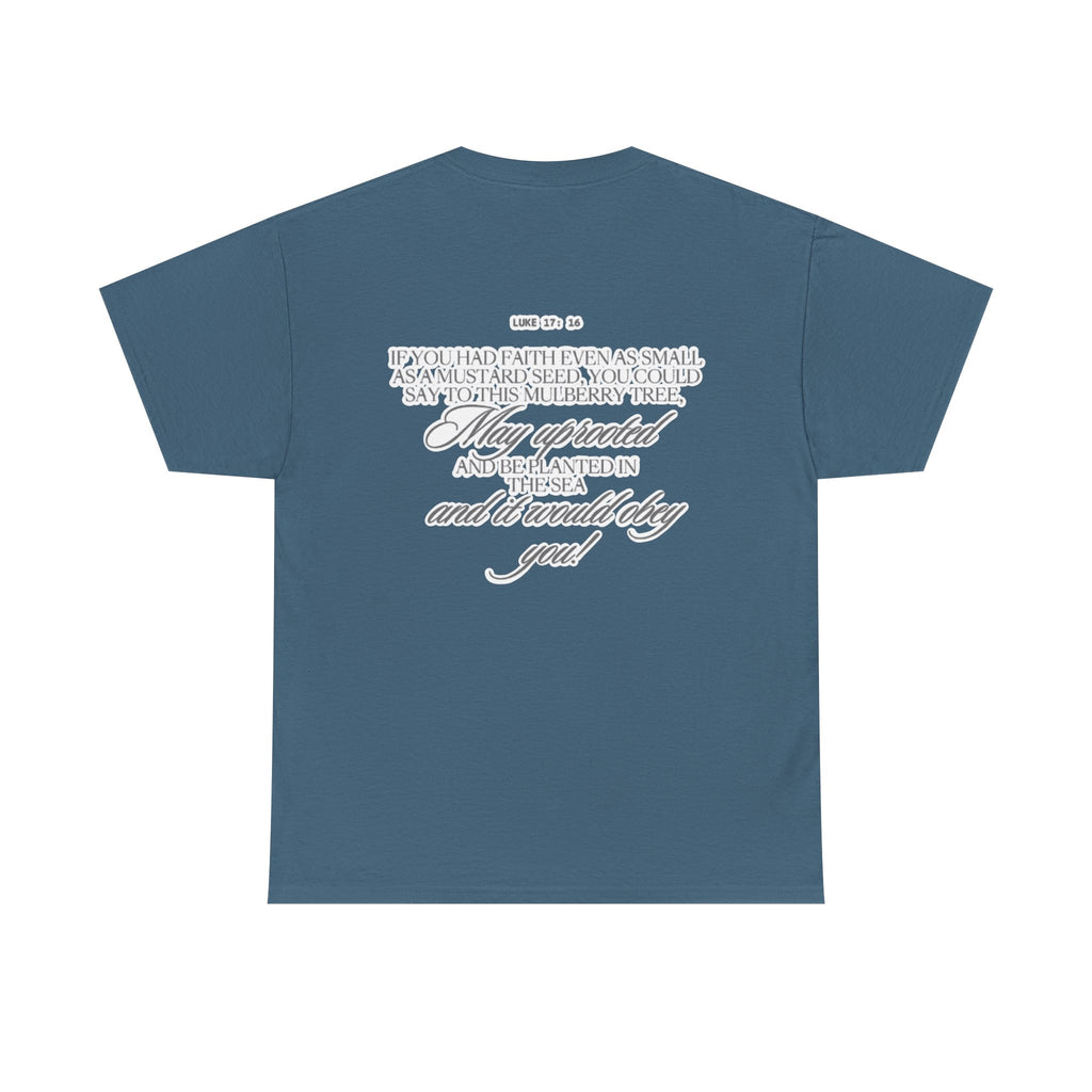 Faith Trust Believe | Luke 17:16 Christian Tee