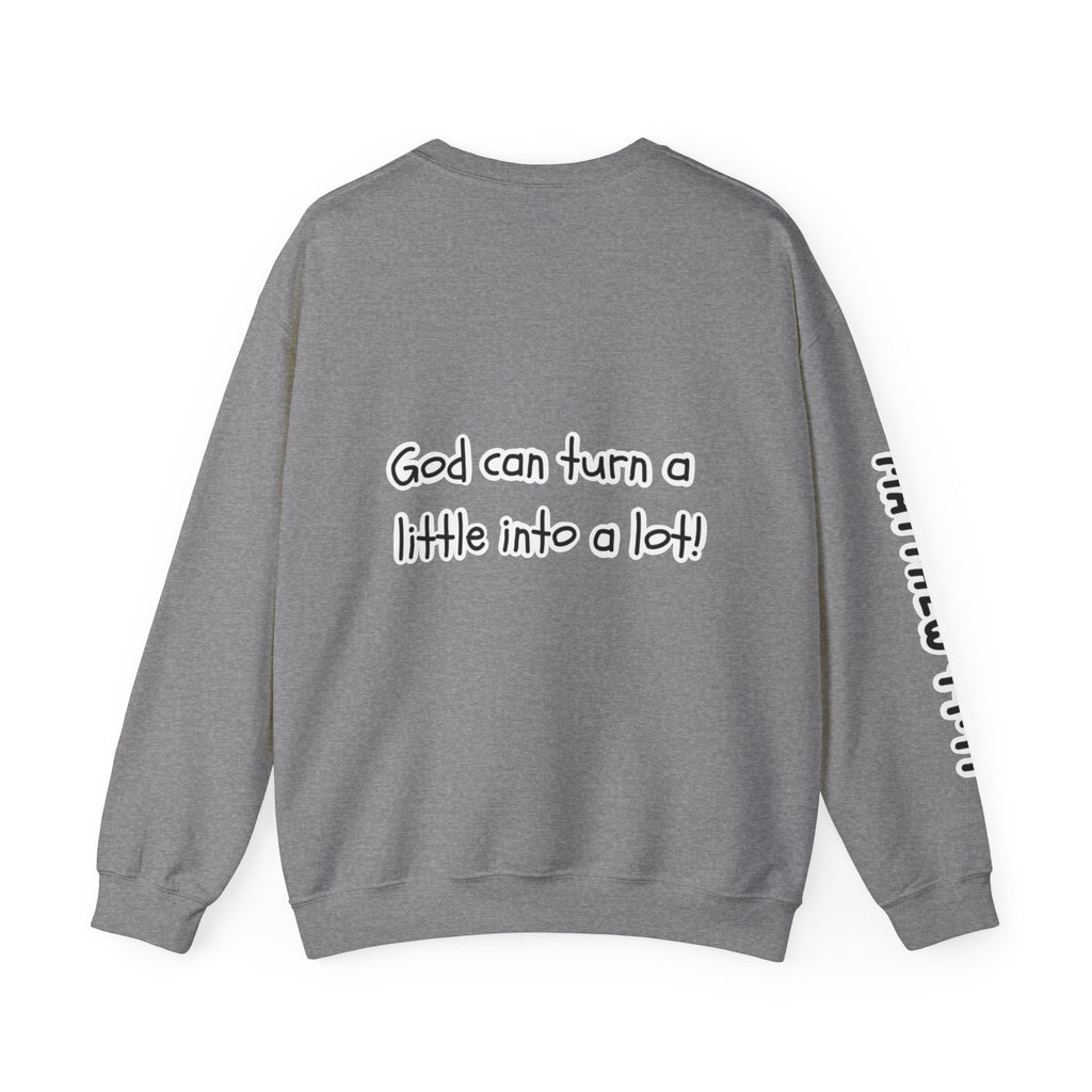The loaves and the fish | Matthew 14:17 Christian Crewneck Sweatshirt