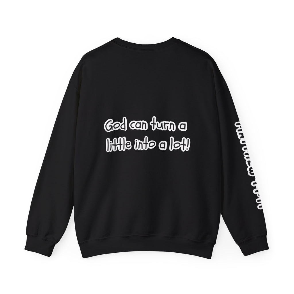 The loaves and the fish | Matthew 14:17 Christian Crewneck Sweatshirt