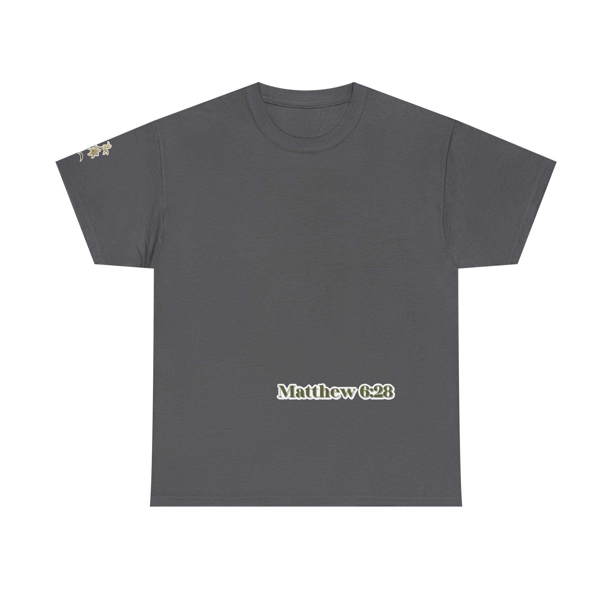 Lillies | Matthew 6:28 Christian Tee