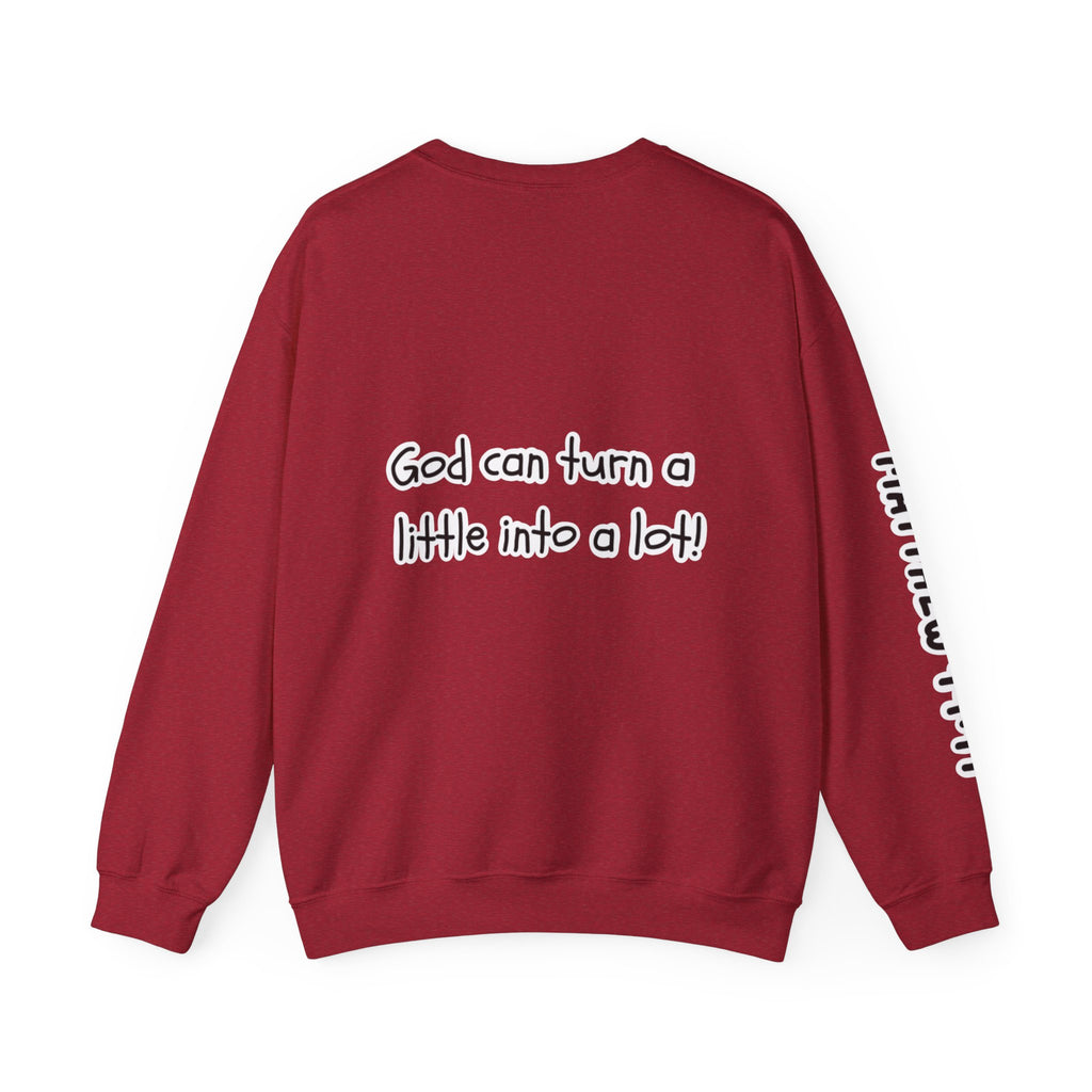 The loaves and the fish | Matthew 14:17 Christian Crewneck Sweatshirt