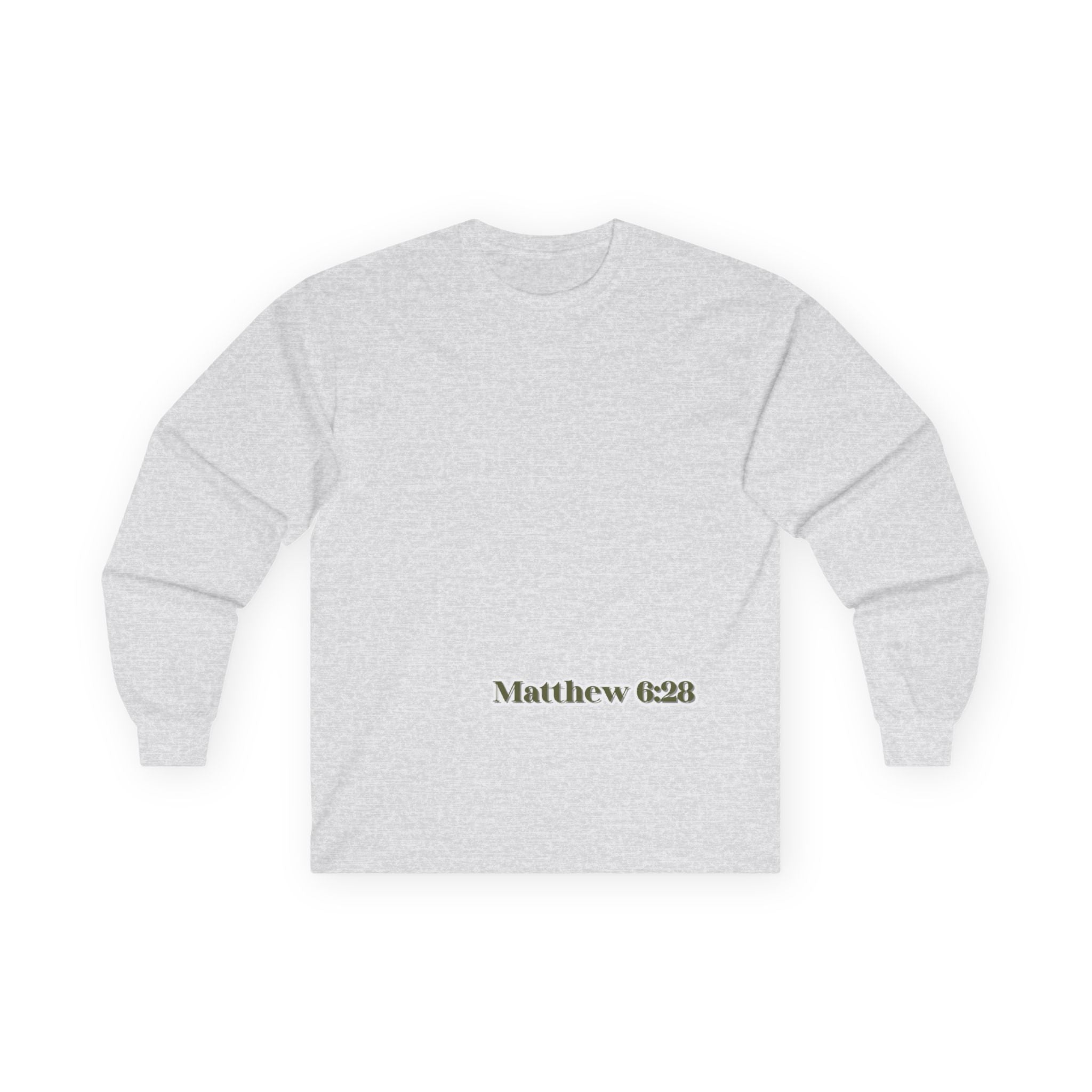 Consider the Lillies | Matthew 6:28 Long Sleeve Tee