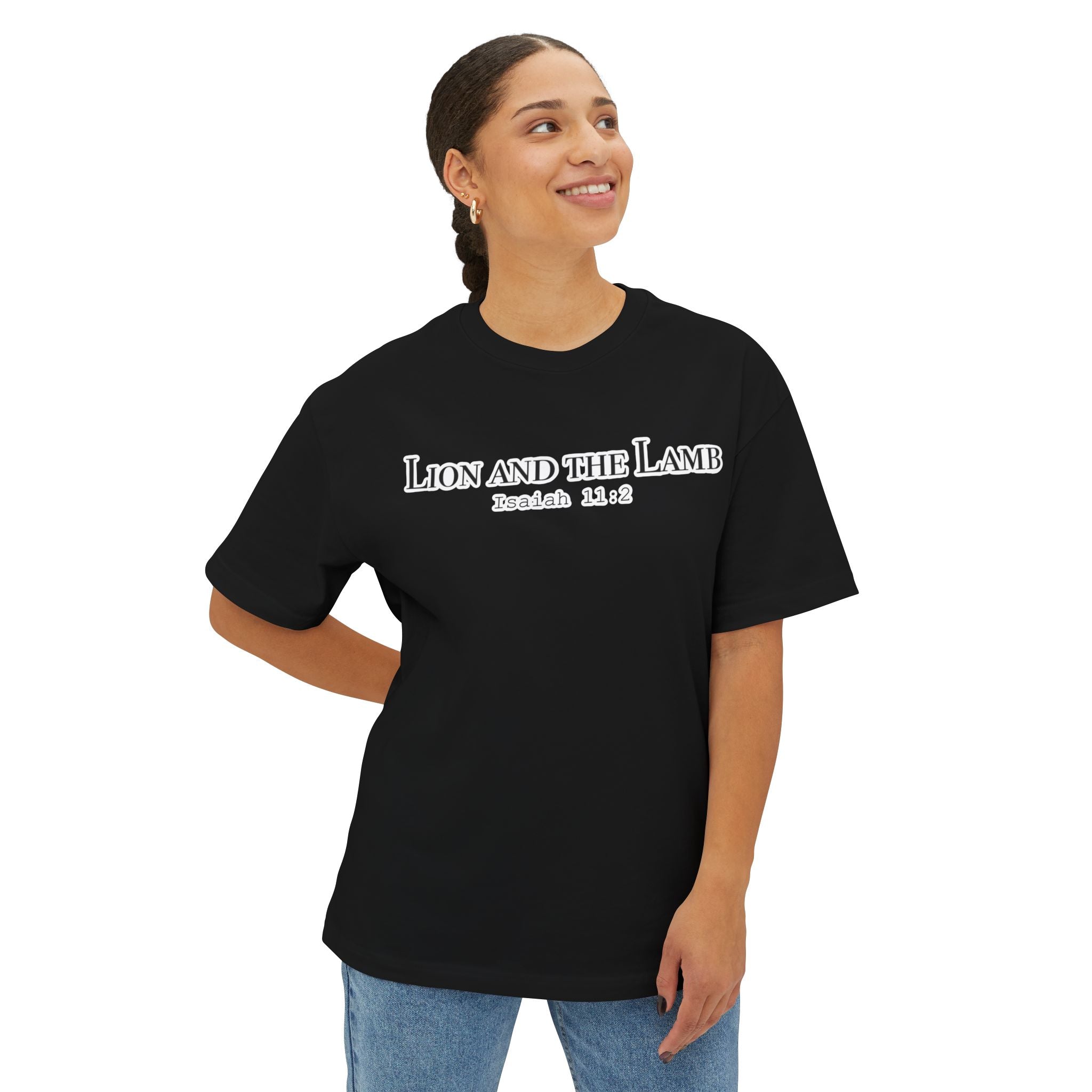 Lion and the Lamb T-Shirt | Isaiah 11:2 Christian Tee