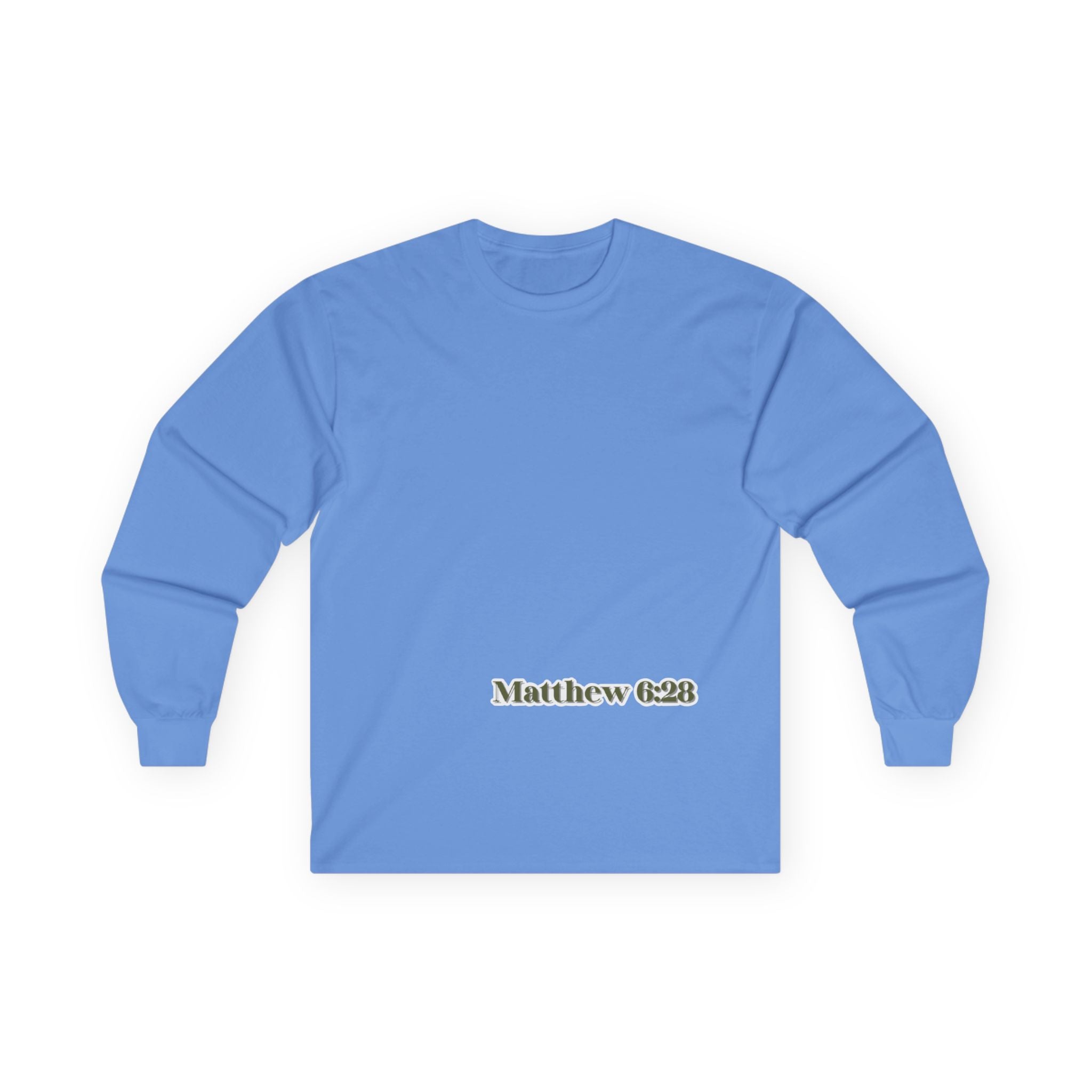 Consider the Lillies | Matthew 6:28 Long Sleeve Tee