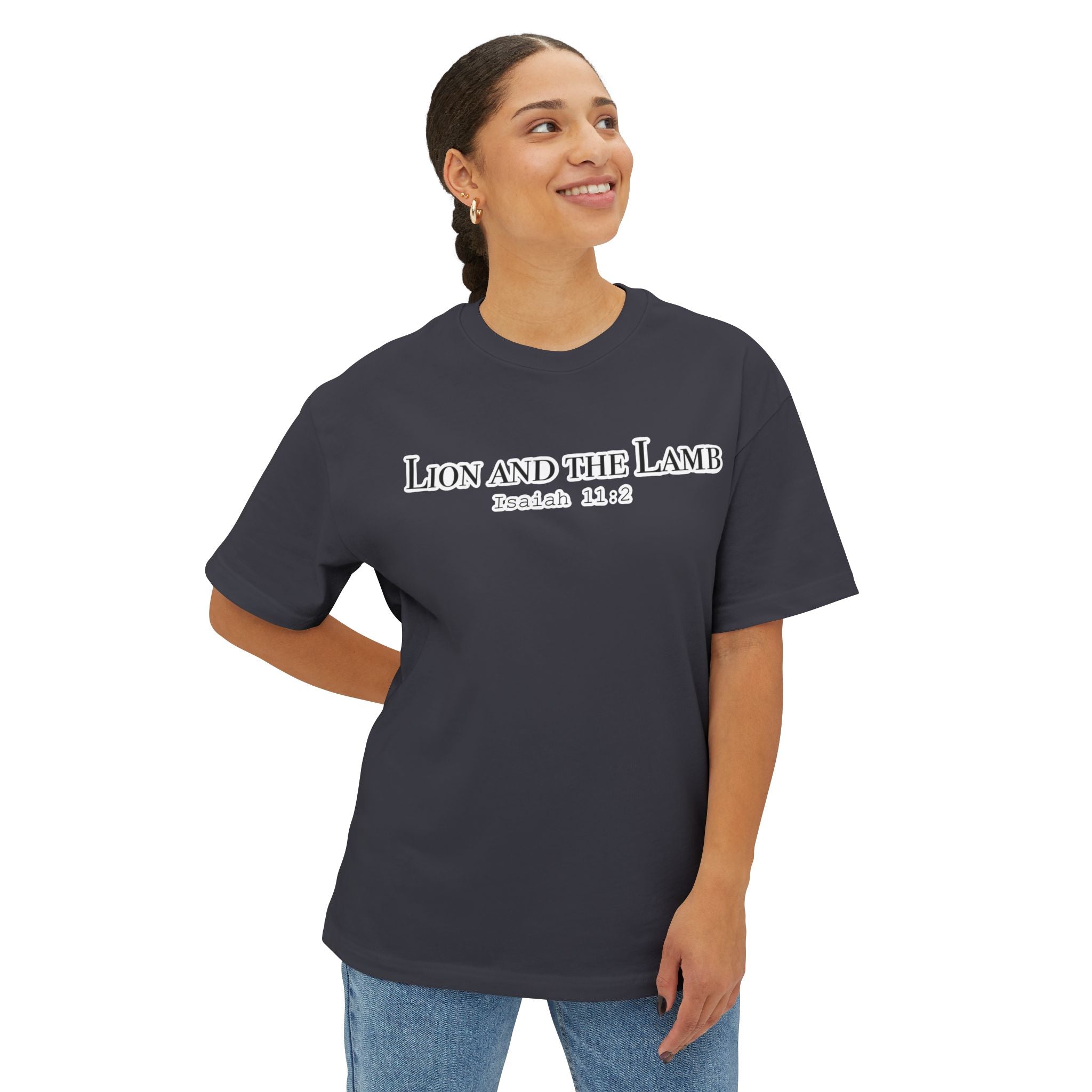 Lion and the Lamb T-Shirt | Isaiah 11:2 Christian Tee