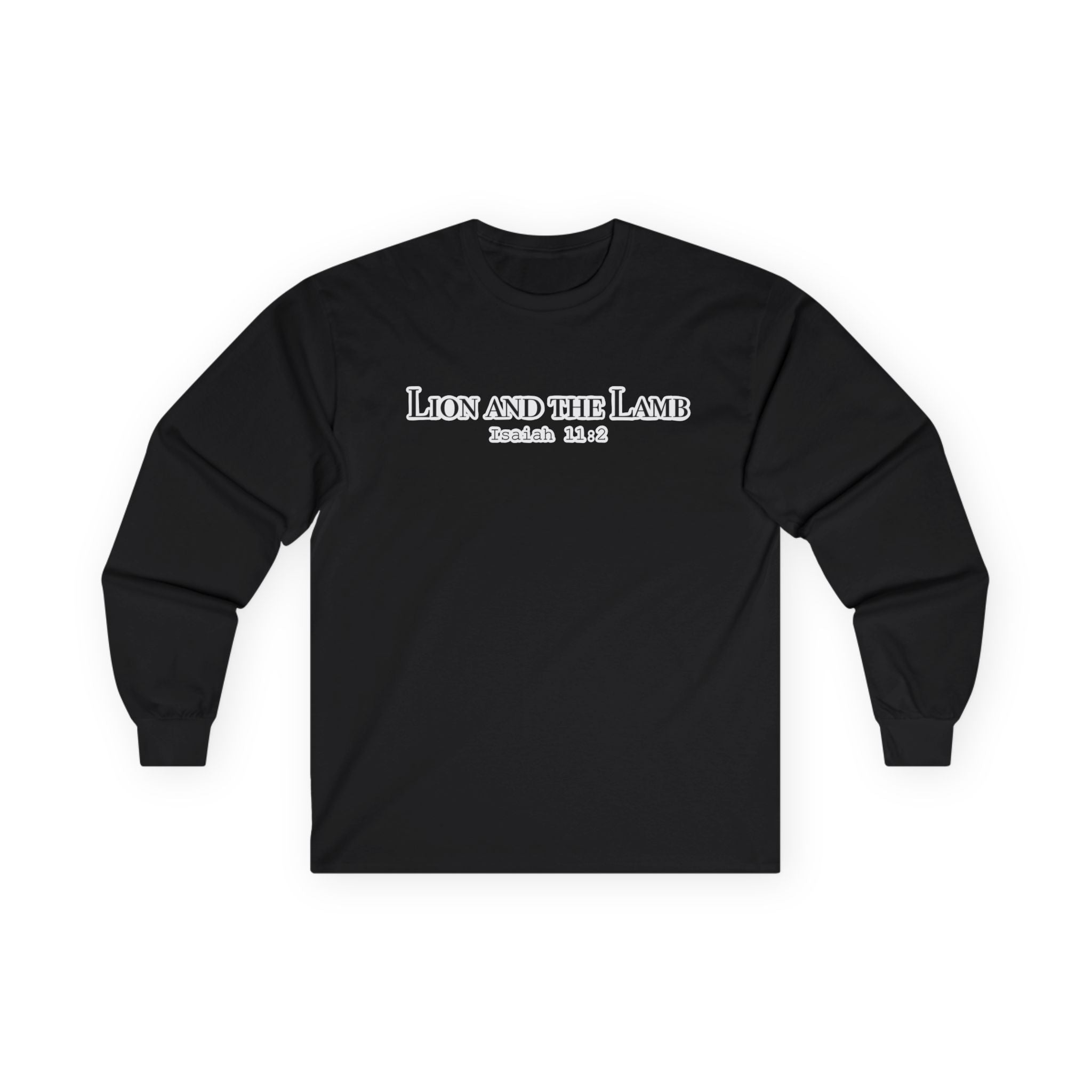 Lion and the lamb | Isaiah 11:2 Christian Long Sleeve Tee
