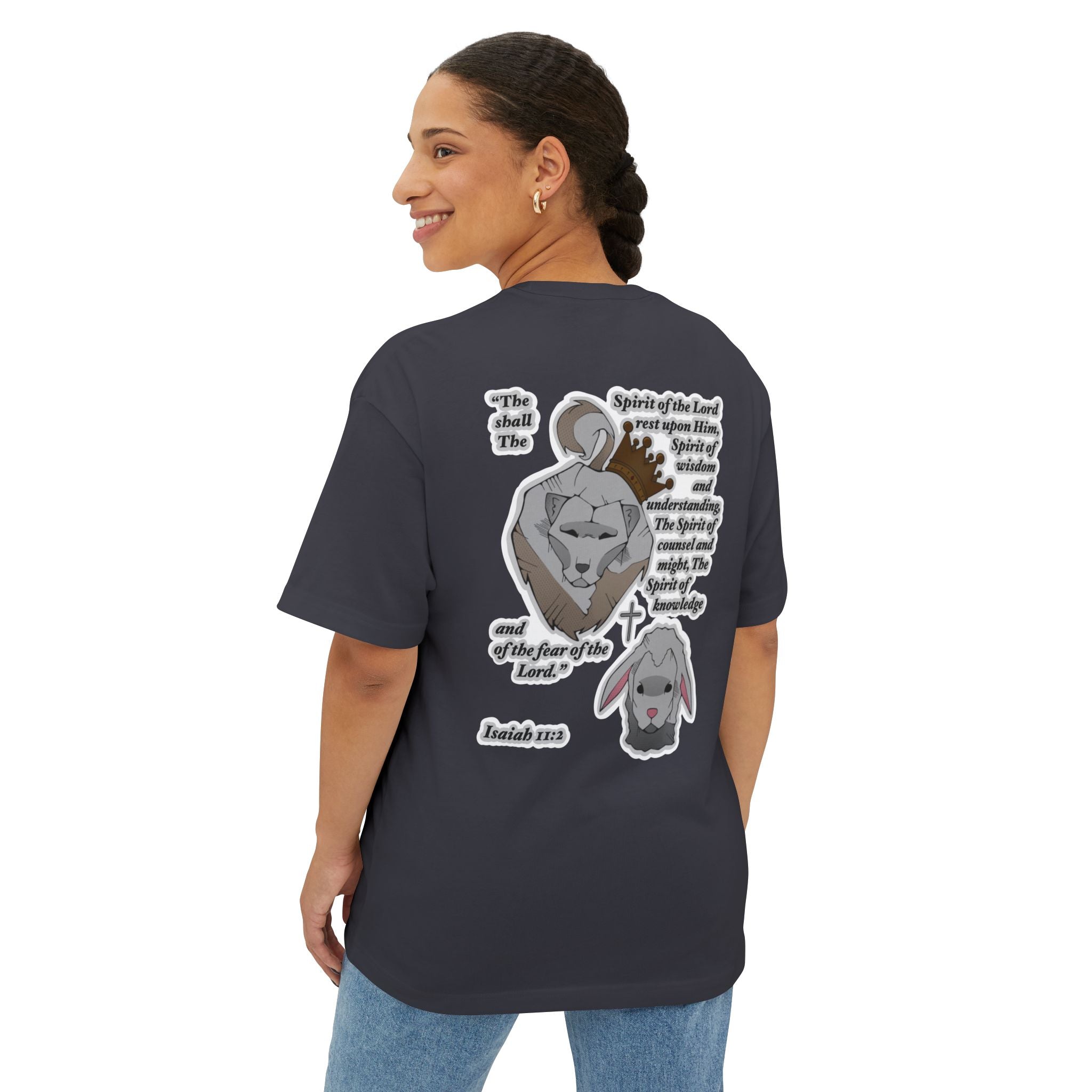 Lion and the Lamb T-Shirt | Isaiah 11:2 Christian Tee