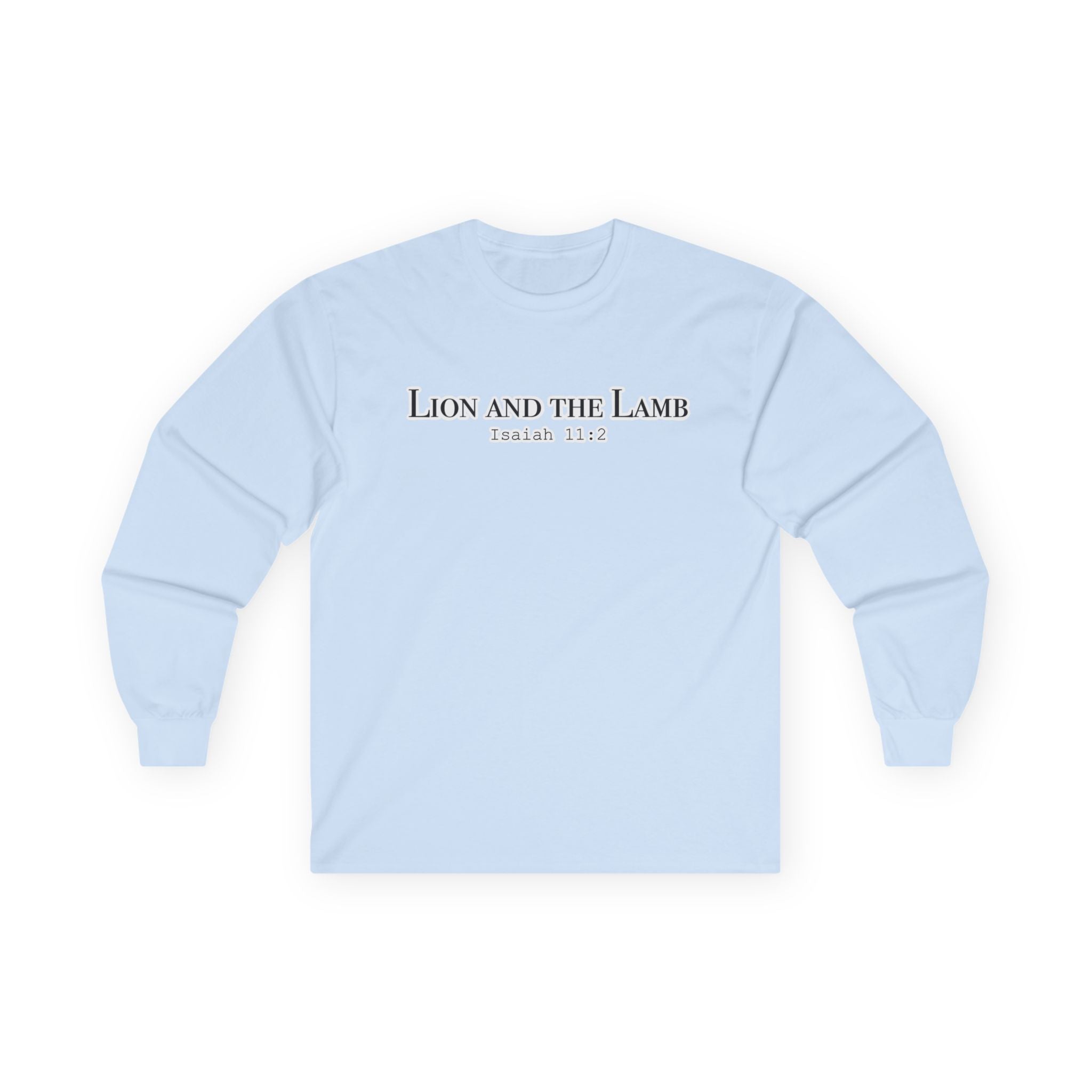 Lion and the lamb | Isaiah 11:2 Christian Long Sleeve Tee