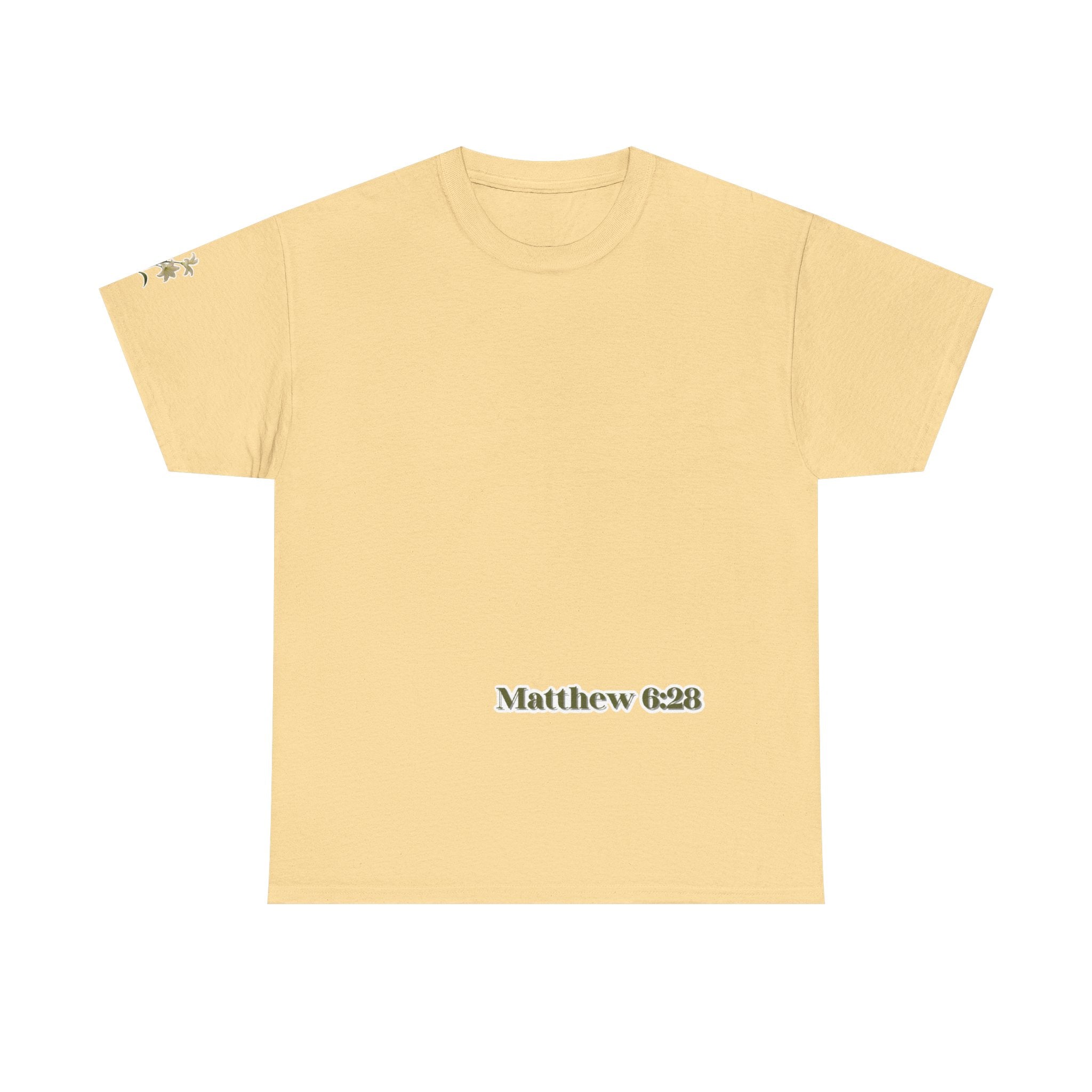 Lillies | Matthew 6:28 Christian Tee
