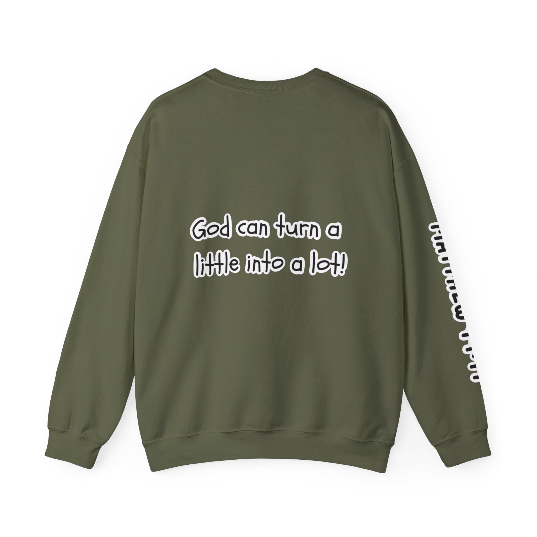 The loaves and the fish | Matthew 14:17 Christian Crewneck Sweatshirt