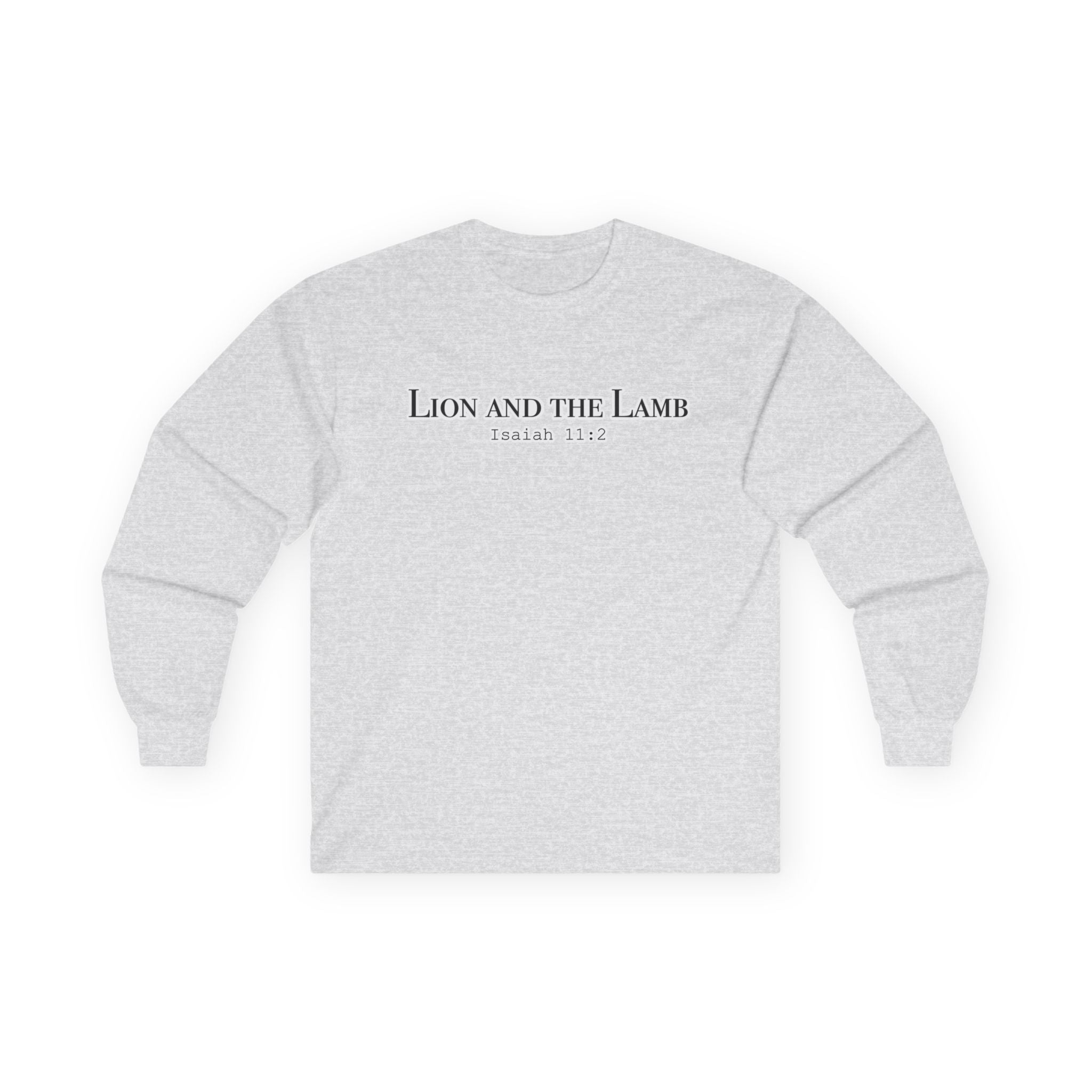 Lion and the lamb | Isaiah 11:2 Christian Long Sleeve Tee