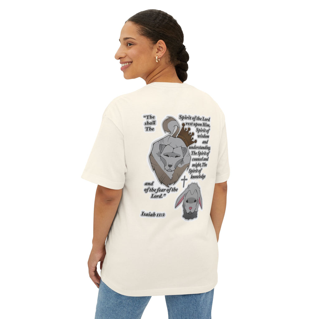 Lion and the Lamb T-Shirt | Isaiah 11:2 Christian Tee