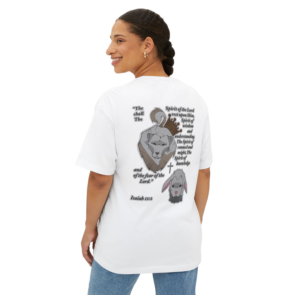 Lion and the Lamb T-Shirt | Isaiah 11:2 Christian Tee