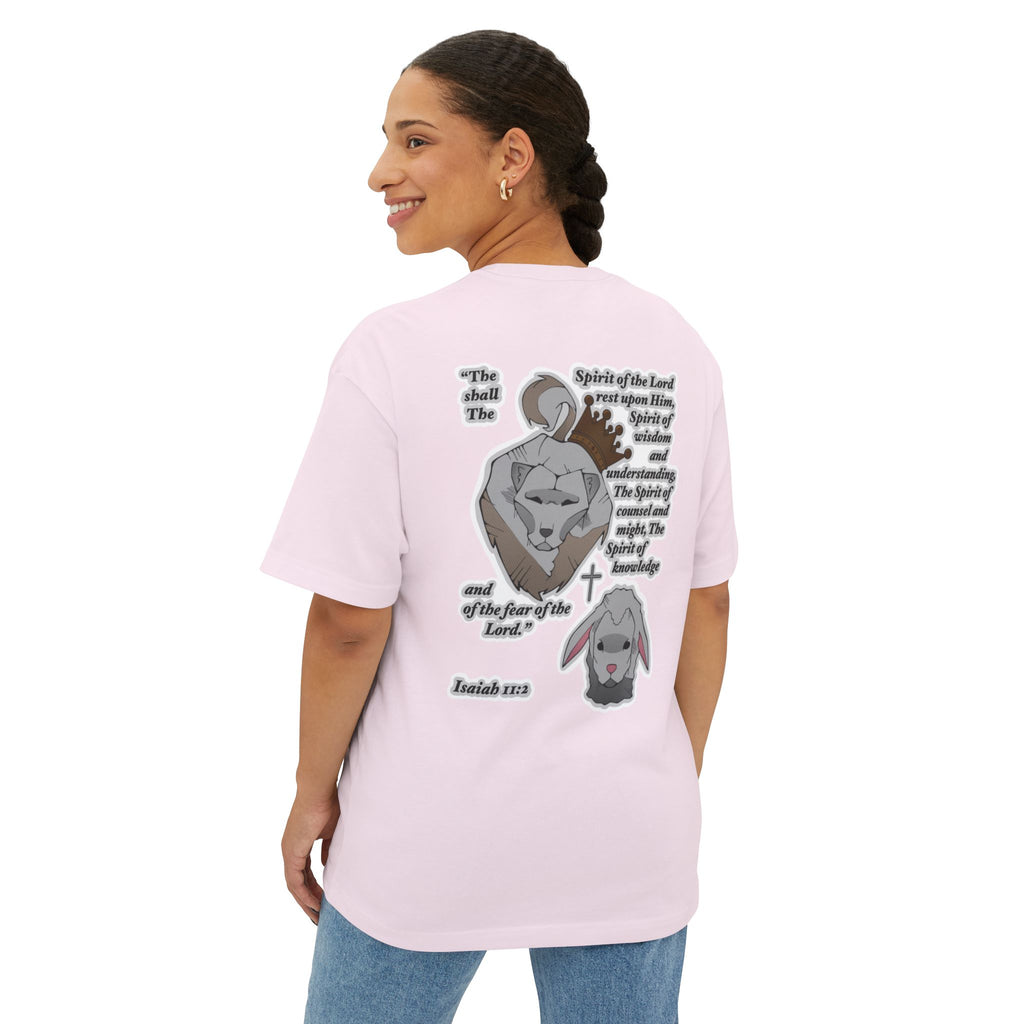 Lion and the Lamb T-Shirt | Isaiah 11:2 Christian Tee