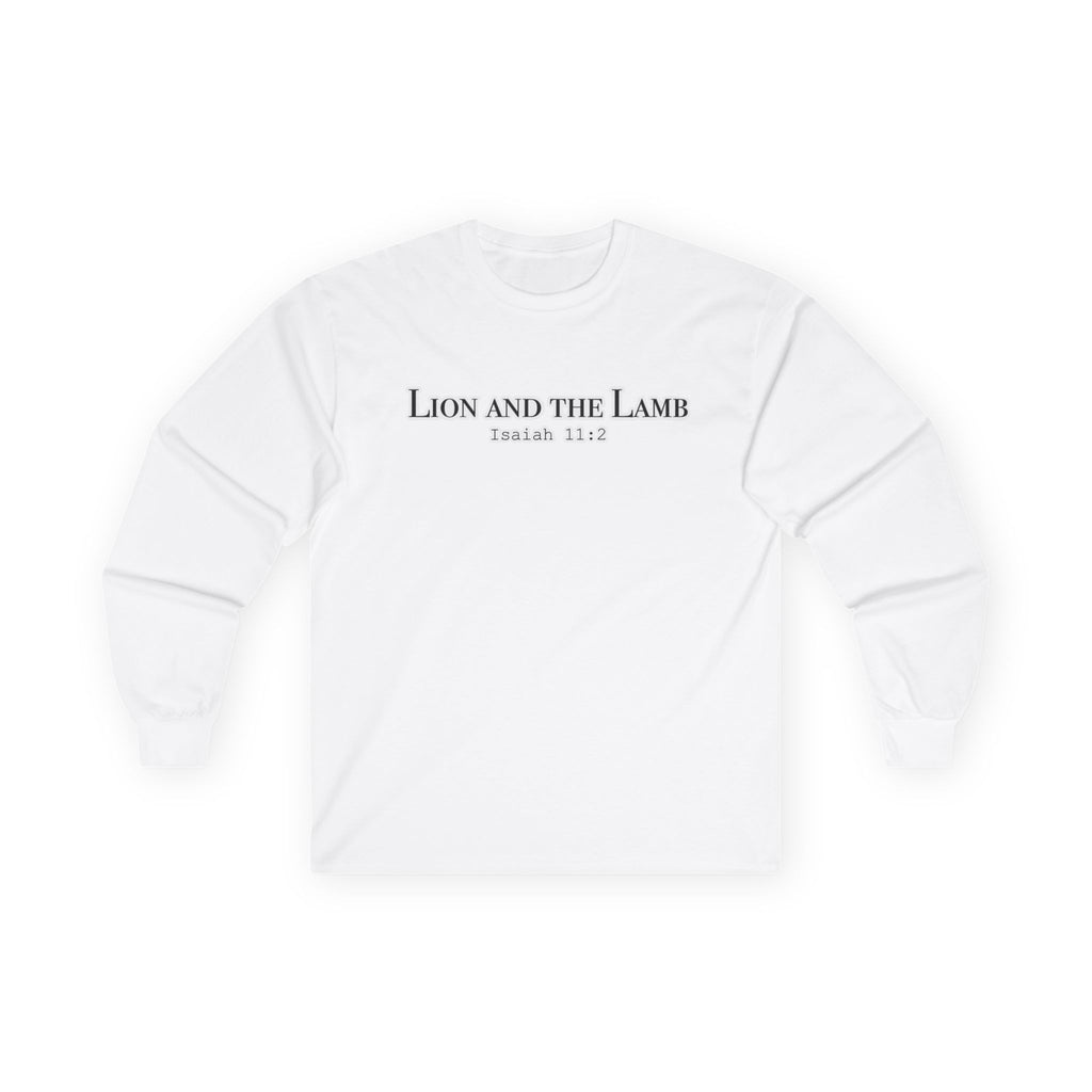 Lion and the lamb | Isaiah 11:2 Christian Long Sleeve Tee