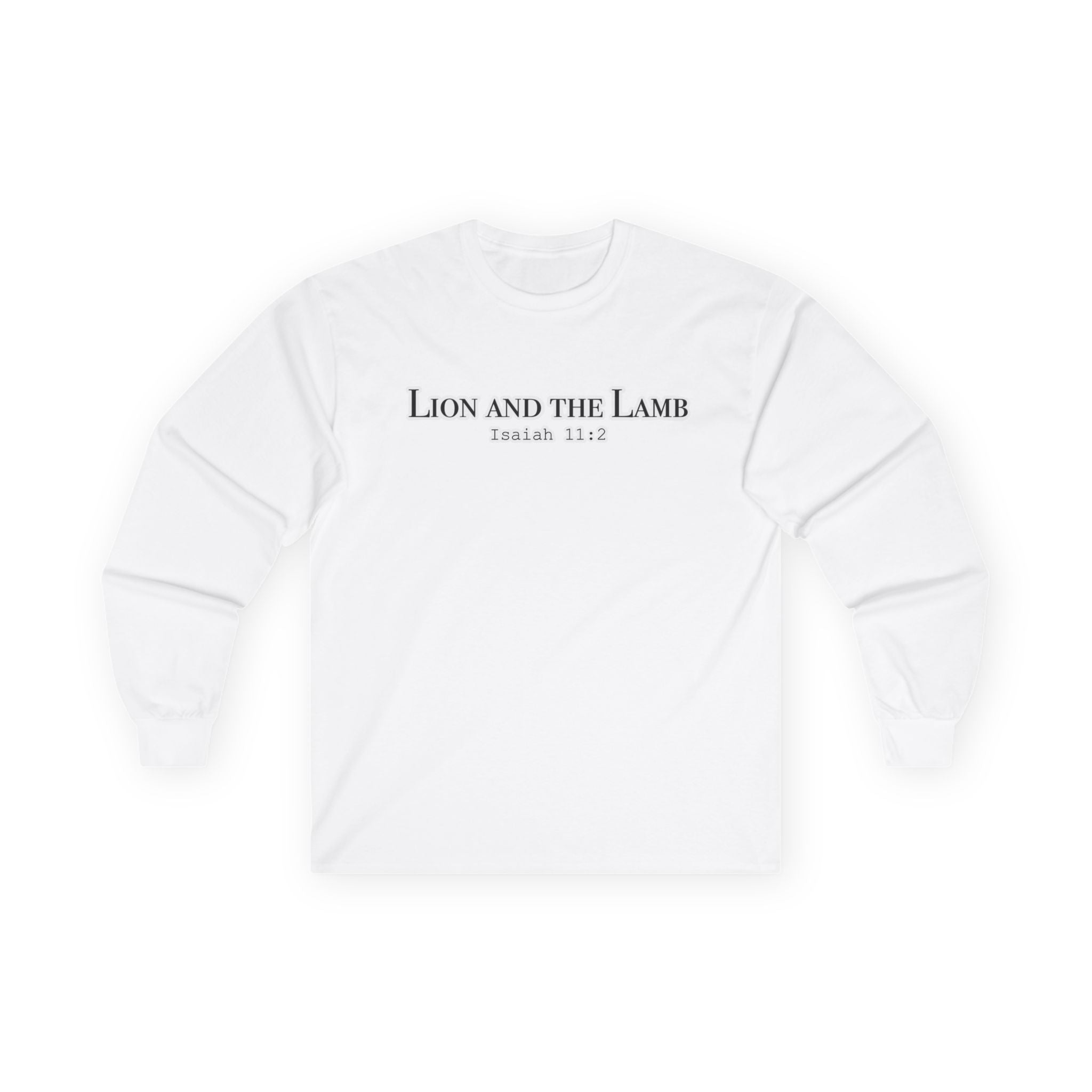 Lion and the lamb | Isaiah 11:2 Christian Long Sleeve Tee