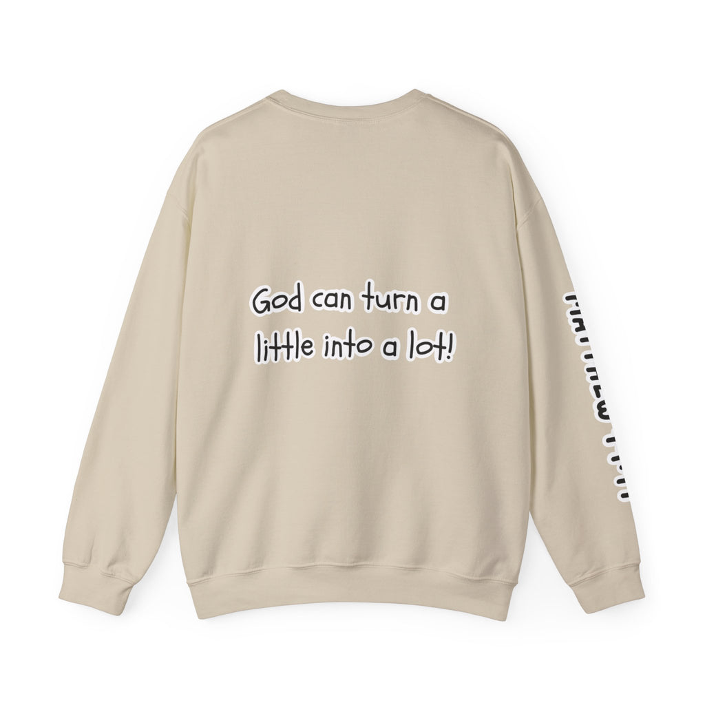 The loaves and the fish | Matthew 14:17 Christian Crewneck Sweatshirt