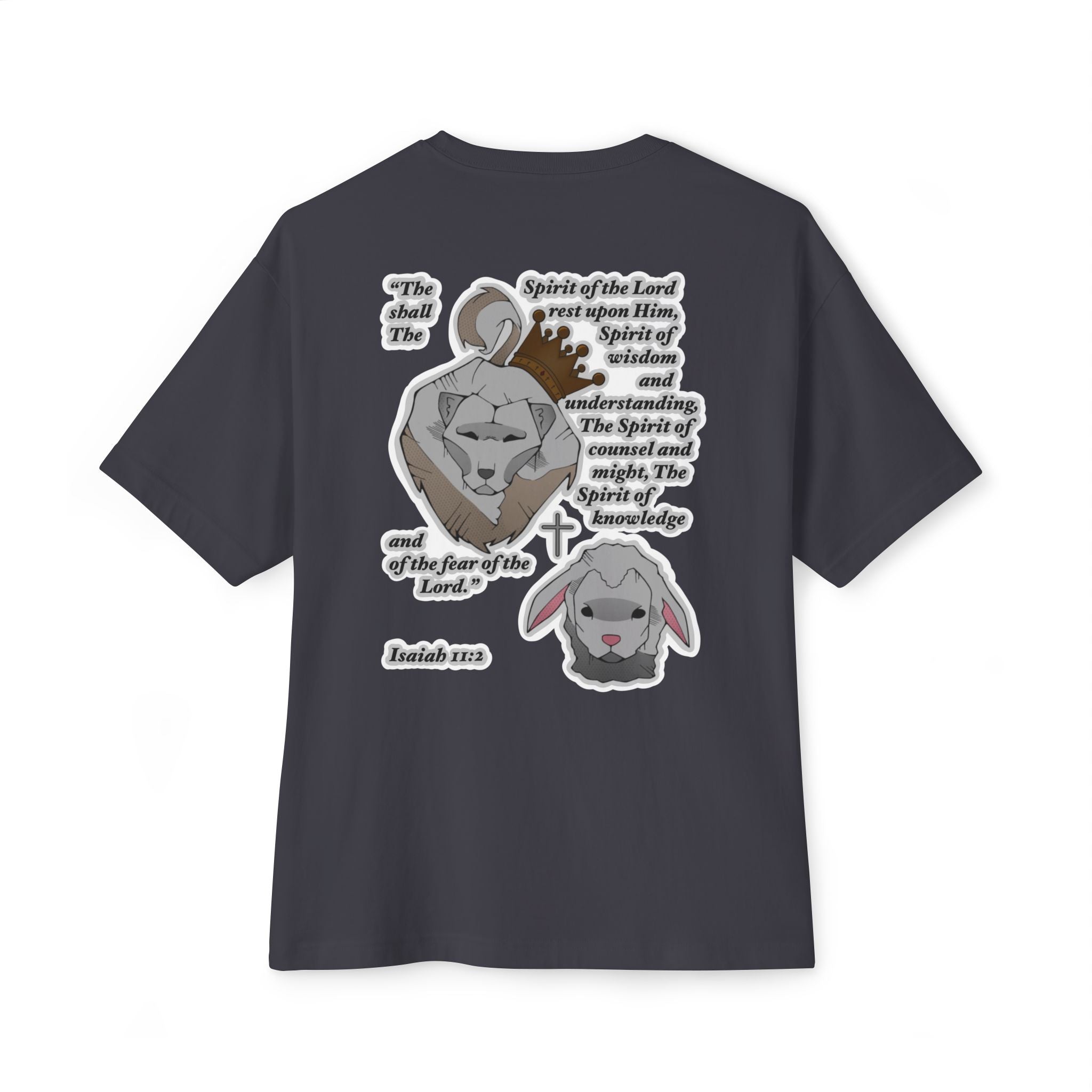 Lion and the Lamb T-Shirt | Isaiah 11:2 Christian Tee