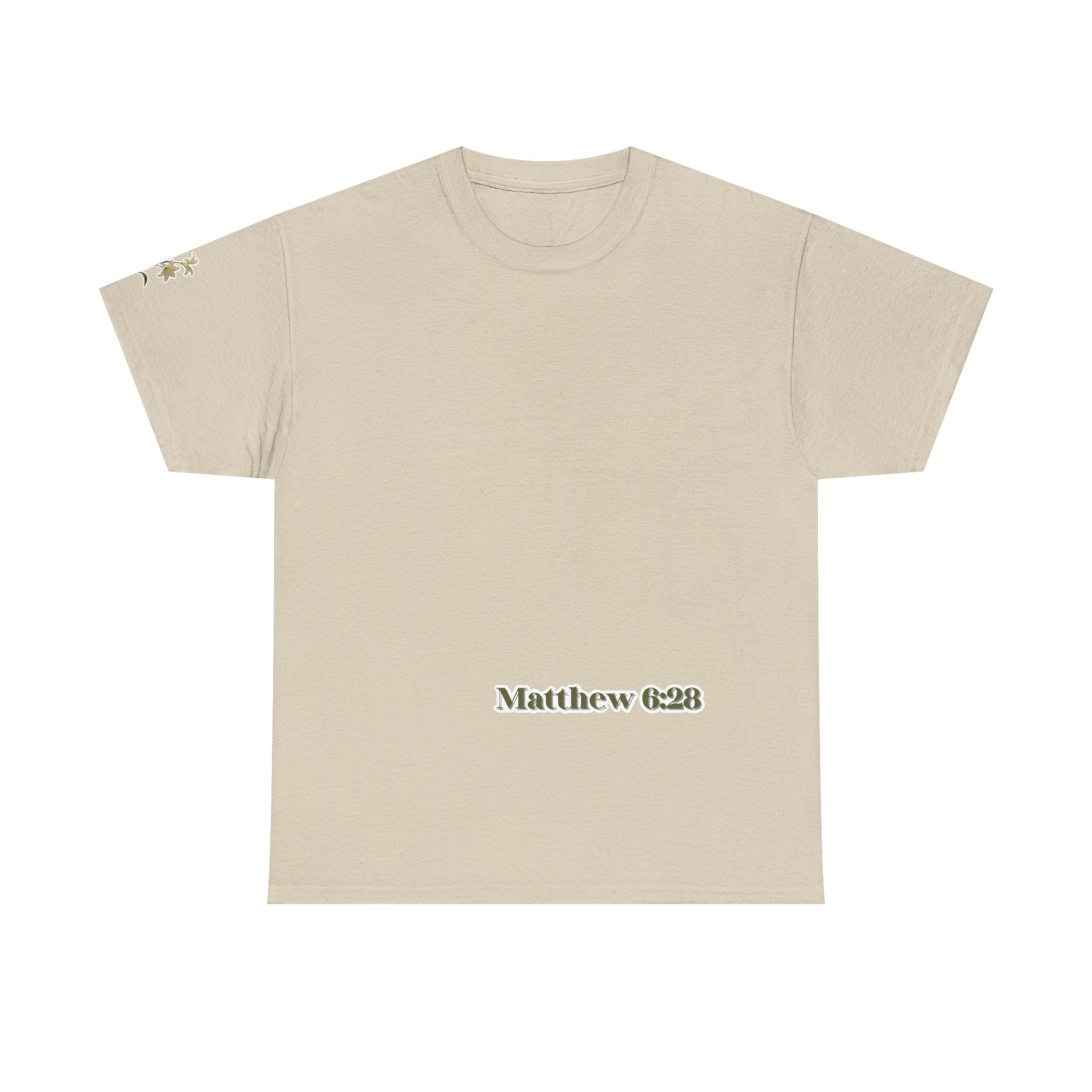 Lillies | Matthew 6:28 Christian Tee