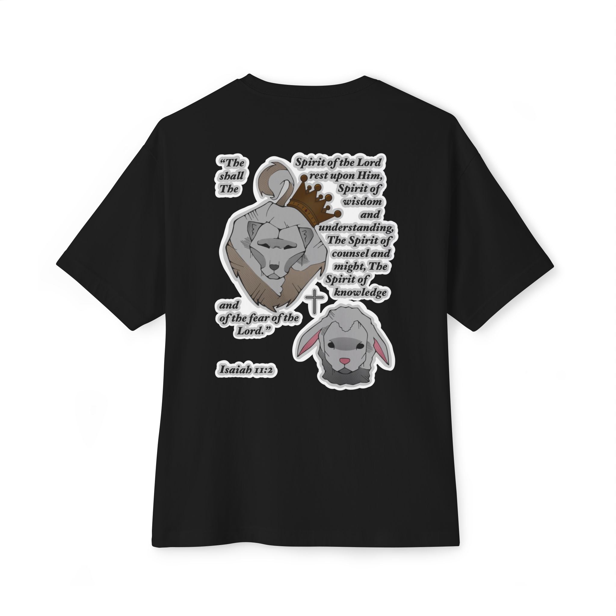 Lion and the Lamb T-Shirt | Isaiah 11:2 Christian Tee