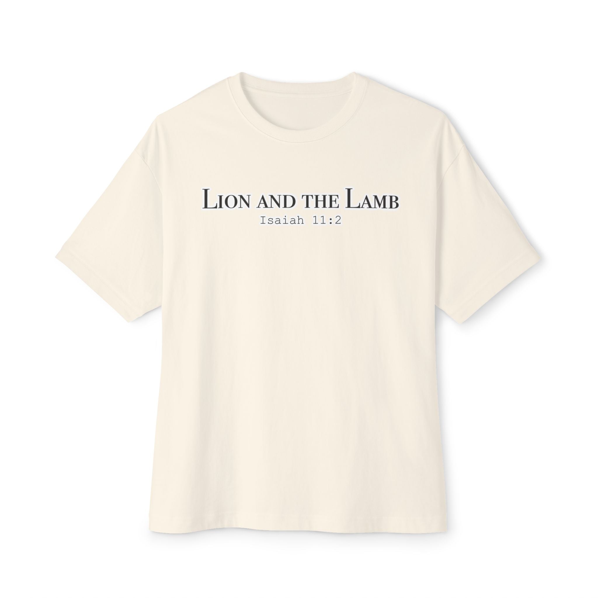Lion and the Lamb T-Shirt | Isaiah 11:2 Christian Tee
