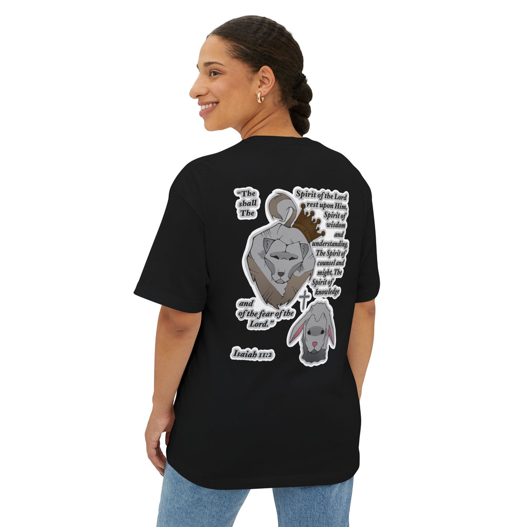 Lion and the Lamb T-Shirt | Isaiah 11:2 Christian Tee