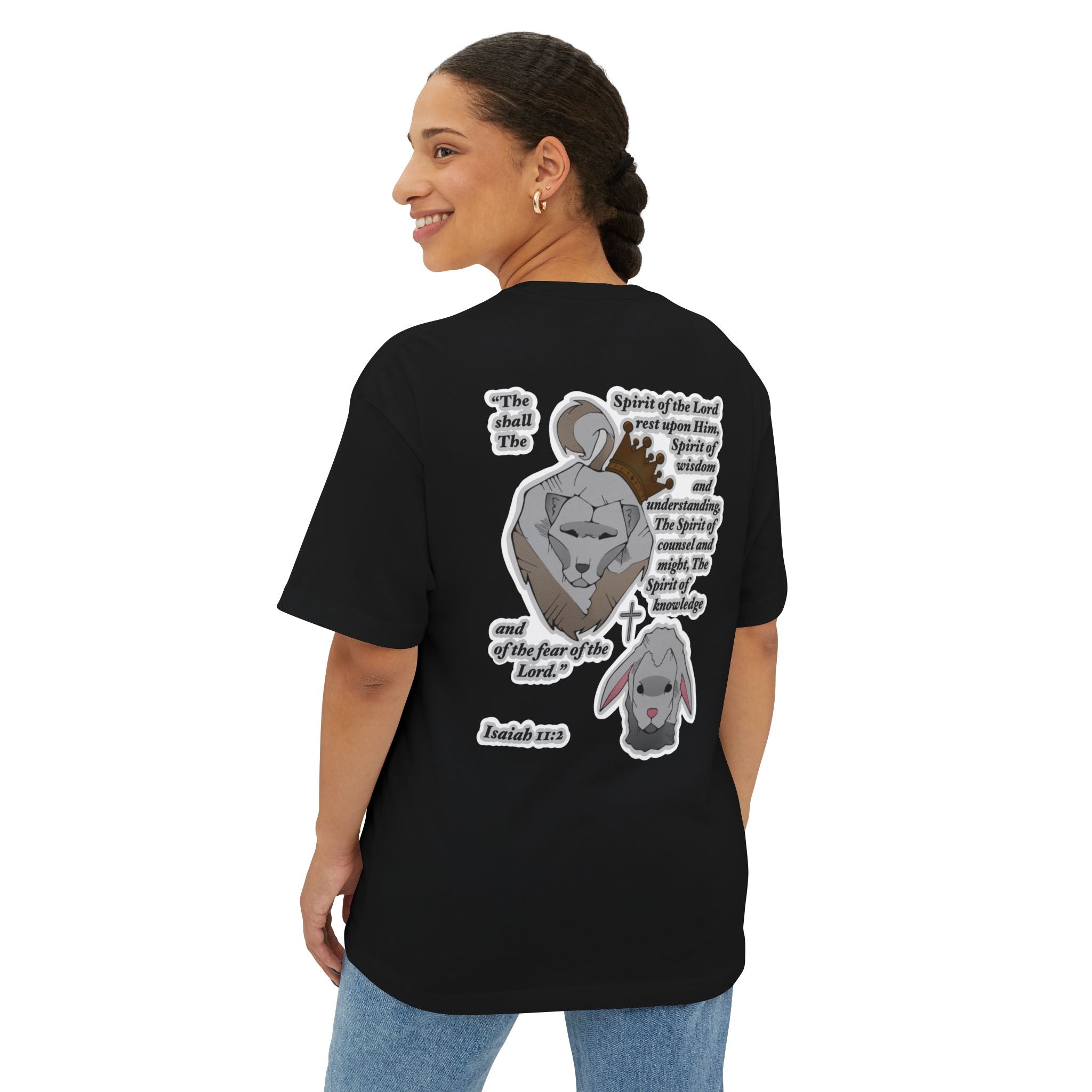 Lion and the Lamb T-Shirt | Isaiah 11:2 Christian Tee