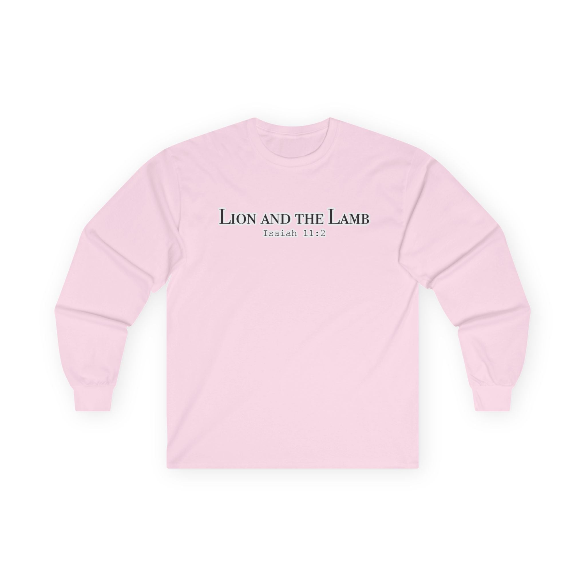 Lion and the lamb | Isaiah 11:2 Christian Long Sleeve Tee
