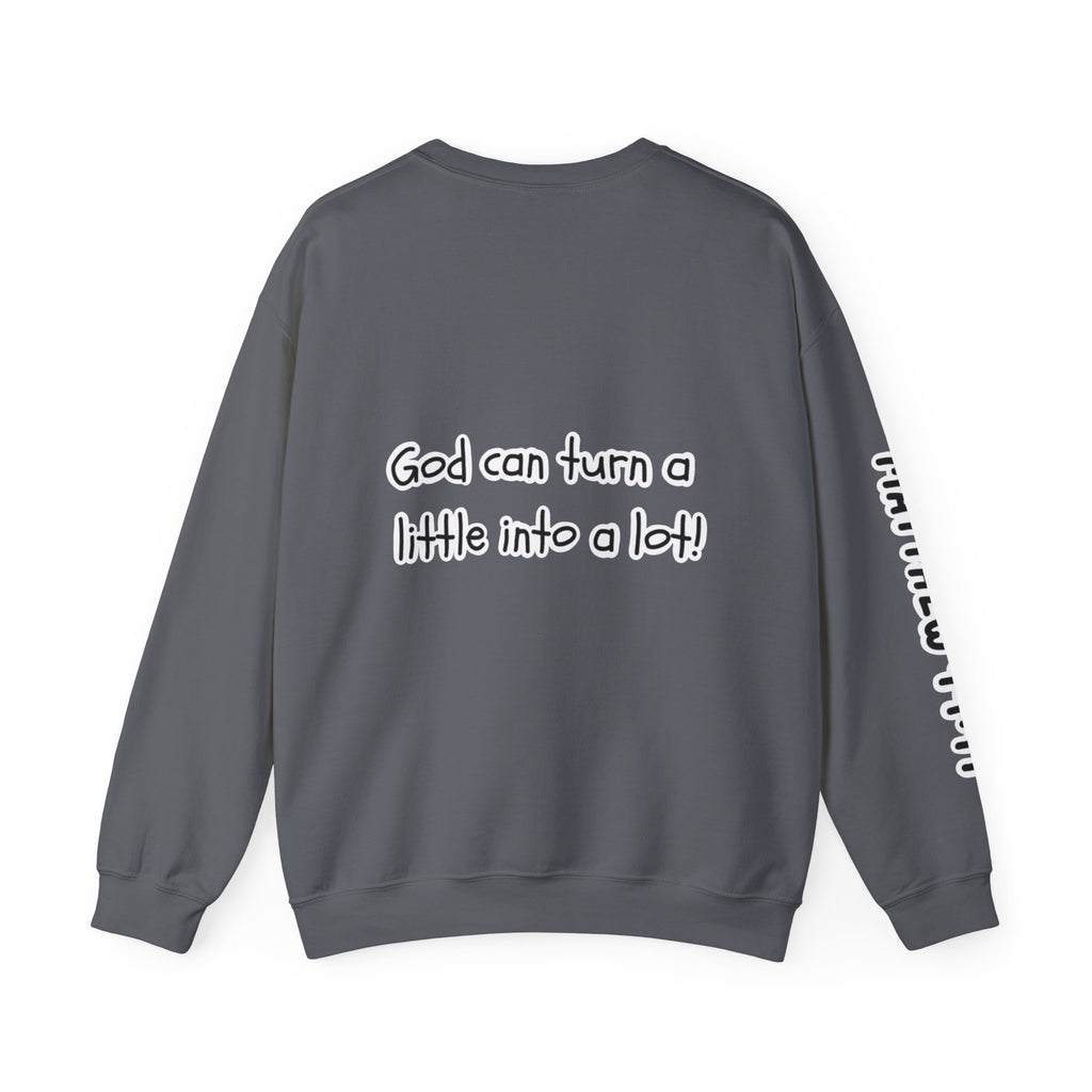 The loaves and the fish | Matthew 14:17 Christian Crewneck Sweatshirt