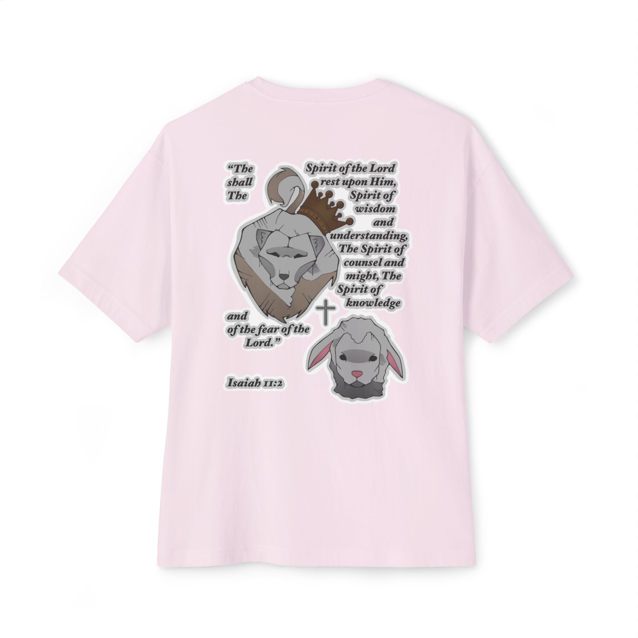 Lion and the Lamb T-Shirt | Isaiah 11:2 Christian Tee