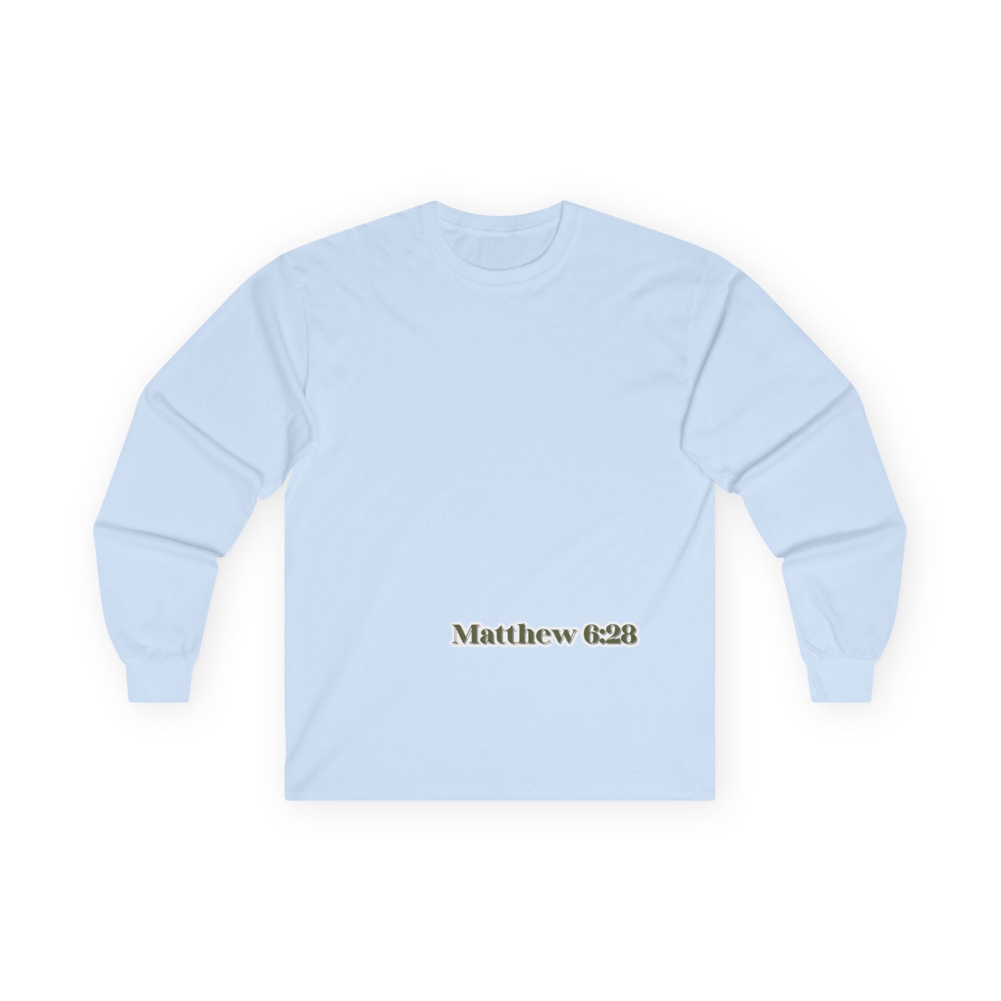 Consider the Lillies | Matthew 6:28 Long Sleeve Tee